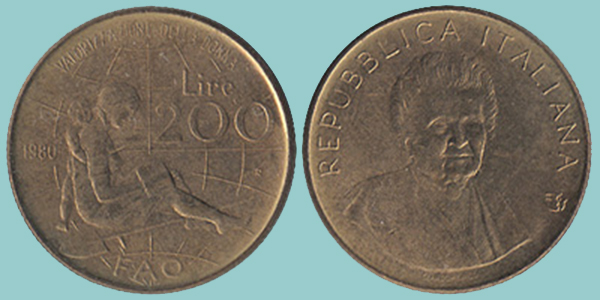 Repubblica Italiana 200 Lire 1980