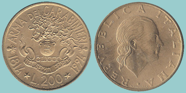 Repubblica Italiana 200 Lire 1994