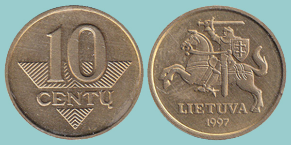 Lituania 10 Centu 1997