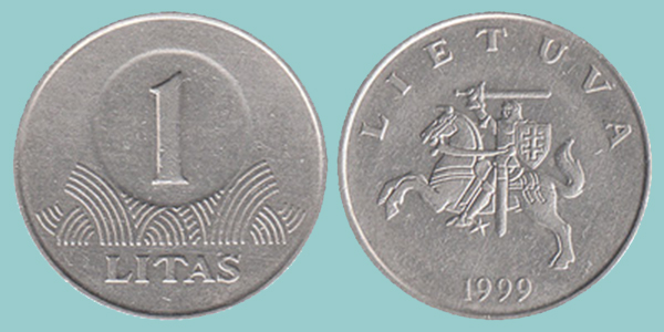 Lituania 1 Litas 1999