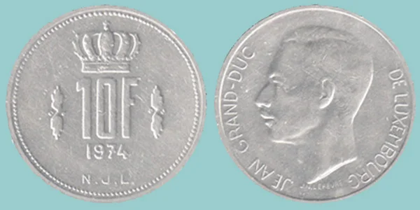 Lussemburgo 10 Francs 1974