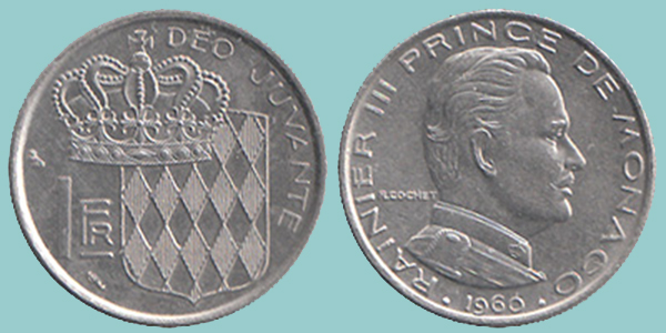 Monaco 1 Franc 1960