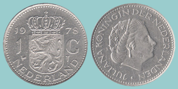 Olanda 1 Gulden 1978