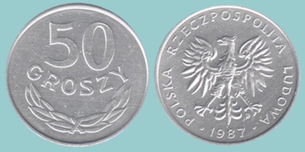 Polonia 50 Groszy 1987