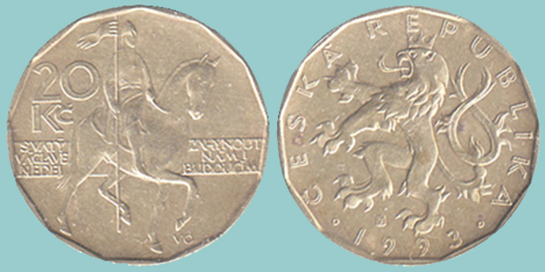 Repubblica Ceca 20 Korun 1993
