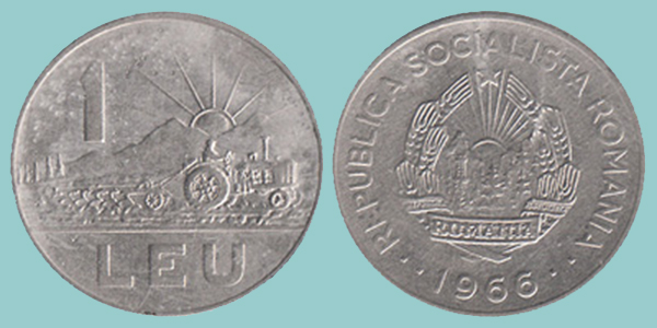 Romania 1 Leu 1966