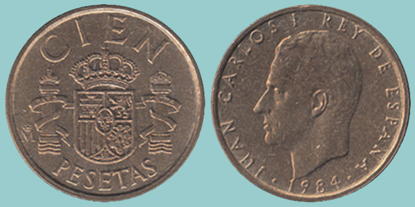 Spagna 100 Pesetas 1984