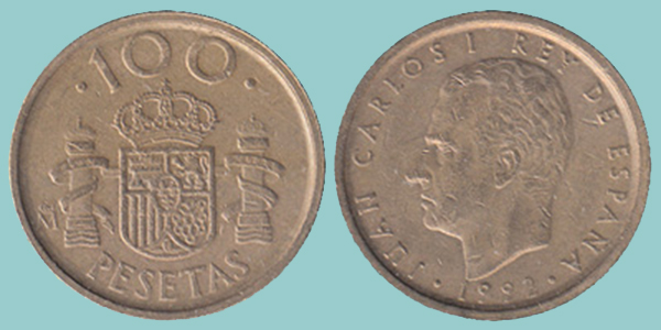 Spagna 100 Pesetas 1992
