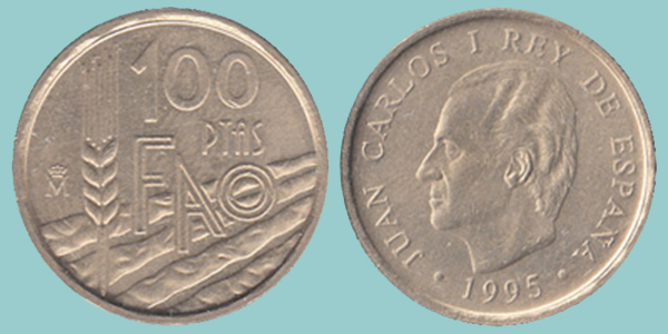 Spagna 100 Pesetas 1995