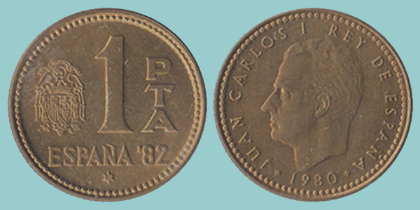 Spagna 1 Peseta 1980