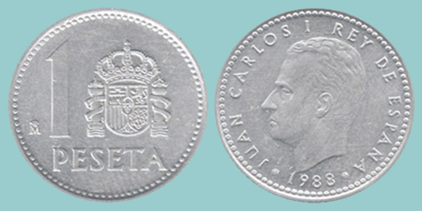 Spagna 1 Peseta 1988