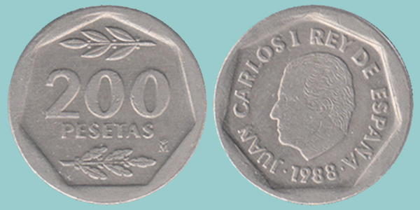 Spagna 200 Pesetas 1988