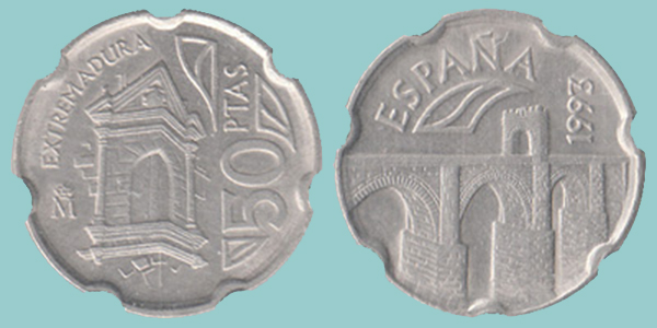 Spagna 50 Pesetas 1993