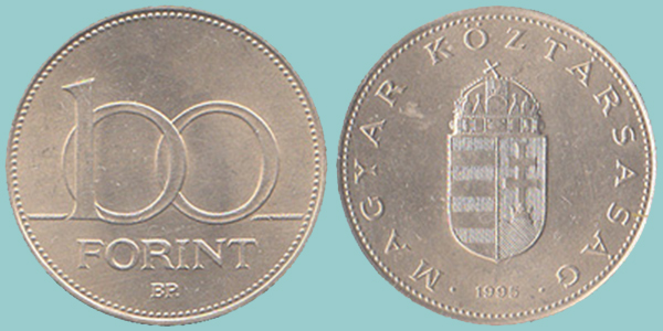 Ungheria 100 Forint 1995