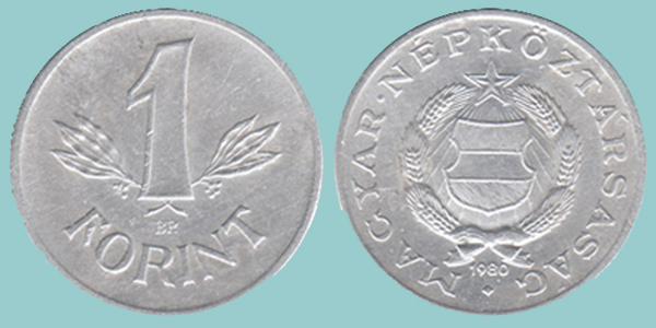 Ungheria 1 Forint 1980