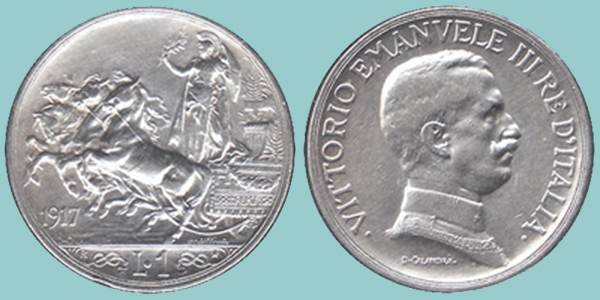 Regno Italia 1 Lira 1917