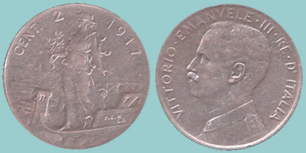Regno Italia 2 Centesimi 1917