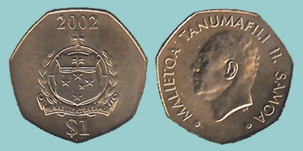 Samoa 1 Tala 2002