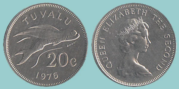 Tuvalu 20 Cents 1976