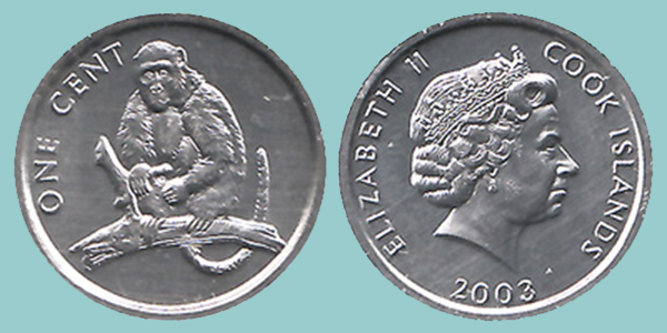 Isole Cook 1 Cent 2003