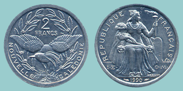 Nuova Caledonia 2 Franchi 1990