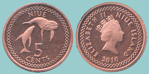Niue 5 Cents 2010