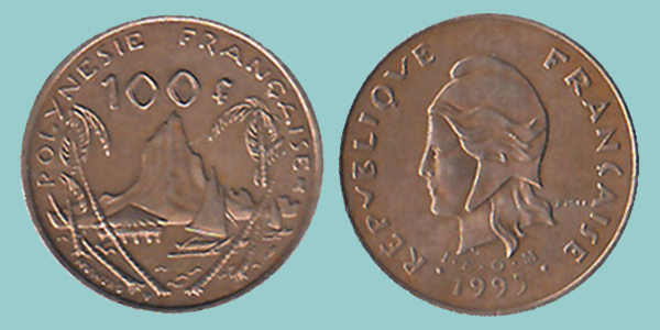 Polinesia Francese 100 Franchi 1995