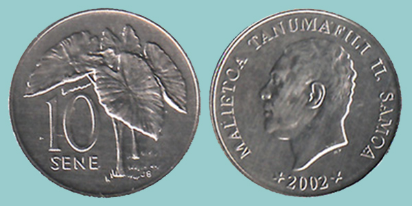 Samoa 10 Sene 2002