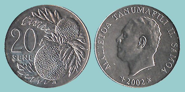Samoa 20 Sene 2002