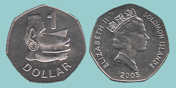 Isole Salomone 1 Dollaro 2005