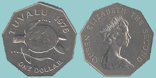Tuvalu 1 Dollaro 1976