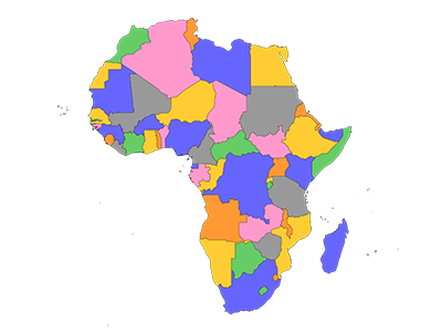 Mappa dell'Africa